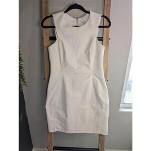 Calvin Klein Women's White Sleeveless Dress - Size 6